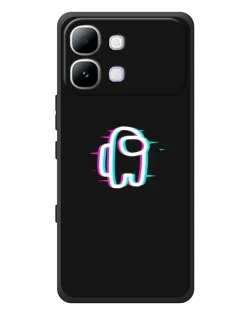 Чехол для Infinix Note Edge с картинкой «Among Us неон»