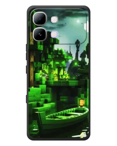 Чехол для Infinix Note Edge с картинкой «Minecraft лесной пейзаж» Чехол для Infinix Note Edge с картинкой «Minecraft лесной пейзаж»