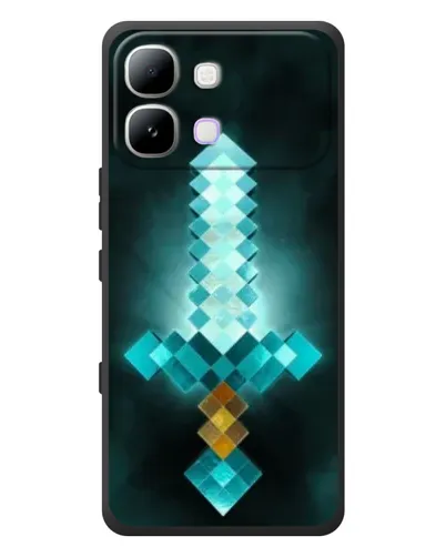 Чехол для Infinix Note Edge с картинкой «Алмазный меч неон» Чехол для Infinix Note Edge с картинкой «Алмазный меч неон»