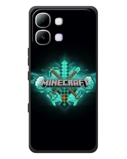 Чехол для Infinix Note Edge с картинкой «Minecraft Diamond лого»