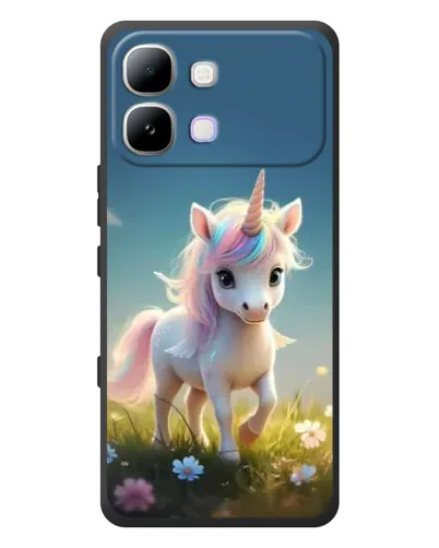 Чехол для Infinix Note Edge с картинкой «Единорог на поляне» Чехол для Infinix Note Edge с картинкой «Единорог на поляне»