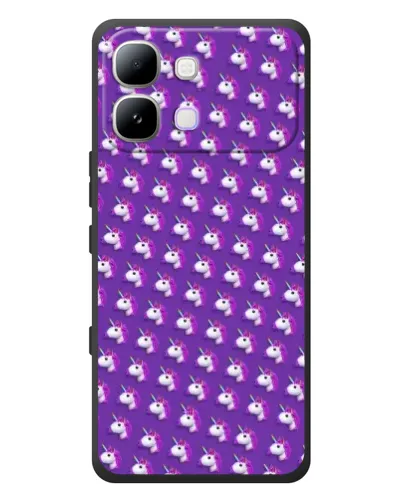 Чехол для Infinix Note Edge с картинкой «Единороги на фиолетовом» Чехол для Infinix Note Edge с картинкой «Единороги на фиолетовом»