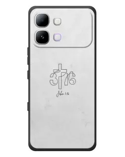 Чохол для Infinix Note Edge з картинкою «Івана 3:16 Хрест»
