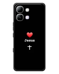 Чохол для Infinix Note Edge з картинкою «Серце - Jesus»