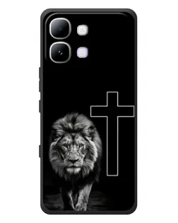 Чохол для Infinix Note Edge з картинкою «Лев та Хрест»