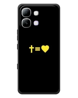 Чохол для Infinix Note Edge з картинкою «Серце та Хрест»