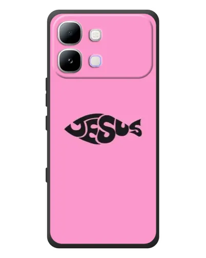 Чохол для Infinix Note Edge з картинкою «Рожевий символ Jesus» Чохол для Infinix Note Edge з картинкою «Рожевий символ Jesus»