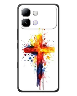 Чохол для Infinix Note Edge з картинкою «Акварельний хрест»