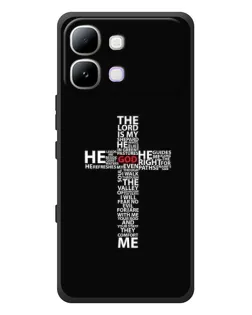 Чехол для Infinix Note Edge с картинкой «Текстовый крест» Чехол для Infinix Note Edge с картинкой «Текстовый крест»