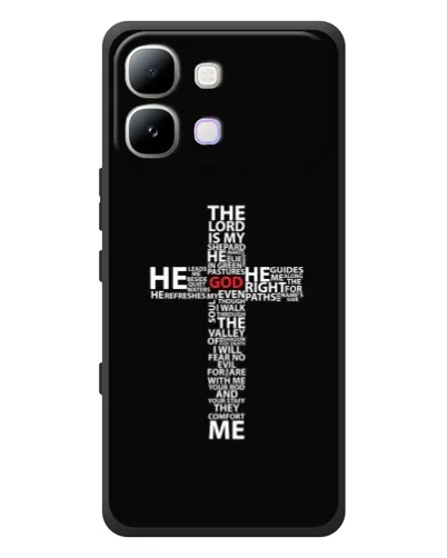 Чехол для Infinix Note Edge с картинкой «Текстовый крест» Чехол для Infinix Note Edge с картинкой «Текстовый крест»