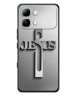 Чехол для Infinix Note Edge с картинкой «Металлический крест Jesus» Чехол для Infinix Note Edge с картинкой «Металлический крест Jesus»