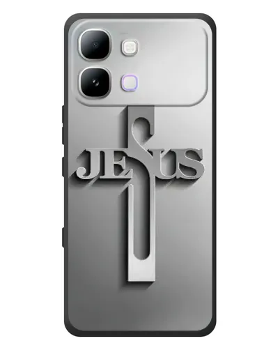 Чехол для Infinix Note Edge с картинкой «Металлический крест Jesus» Чехол для Infinix Note Edge с картинкой «Металлический крест Jesus»