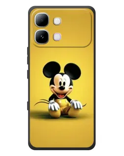 Чехол для Infinix Note Edge с картинкой «Микки на желтом»