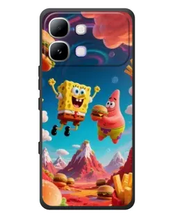 Чехол для Infinix Note Edge с картинкой «Космический фастфуд» Чехол для Infinix Note Edge с картинкой «Космический фастфуд»