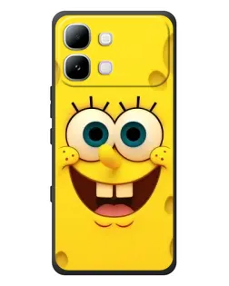 Чехол для Infinix Note Edge с картинкой «Губка Боб улыбка»