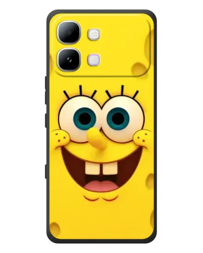 Чехол для Infinix Note Edge с картинкой «Губка Боб улыбка»