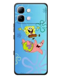 Чехол для Infinix Note Edge с картинкой «Спанч Боб и Патрик»