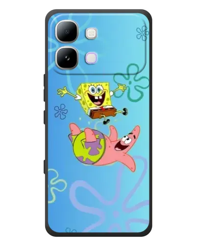Чехол для Infinix Note Edge с картинкой «Спанч Боб и Патрик»