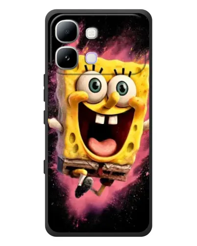 Чехол для Infinix Note Edge с картинкой «Взрывной Спанч Боб»