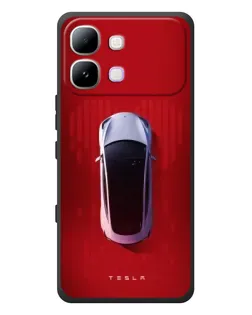 Чохол для Infinix Note Edge з картинкою «Tesla Top View»