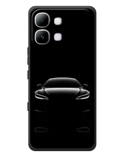 Чохол для Infinix Note Edge з картинкою «Силует Tesla Night»