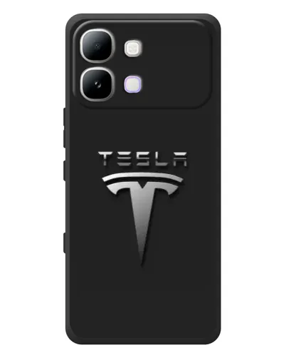 Чохол для Infinix Note Edge з картинкою «Сталевий логотип Tesla» Чохол для Infinix Note Edge з картинкою «Сталевий логотип Tesla»