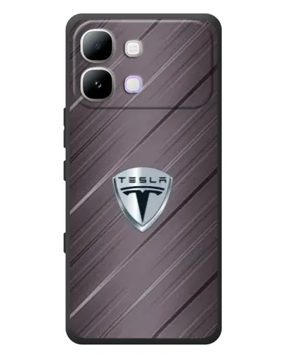 Чохол для Infinix Note Edge з картинкою «Металева текстура Tesla» Чохол для Infinix Note Edge з картинкою «Металева текстура Tesla»