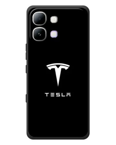 Чохол для Infinix Note Edge з картинкою «Tesla White Logo» Чохол для Infinix Note Edge з картинкою «Tesla White Logo»