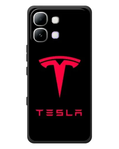 Чохол для Infinix Note Edge з картинкою «Tesla Red Logo» Чохол для Infinix Note Edge з картинкою «Tesla Red Logo»