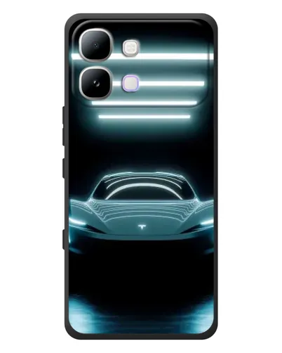 Чохол для Infinix Note Edge з картинкою «Tesla в неоні» Чохол для Infinix Note Edge з картинкою «Tesla в неоні»