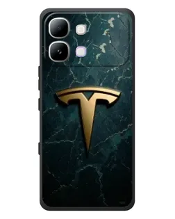 Чохол для Infinix Note Edge з картинкою «Мармурова Tesla Gold»
