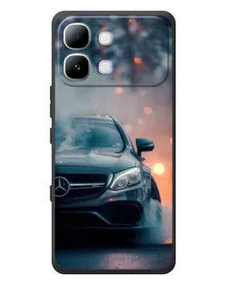 Чохол для Infinix Note Edge з картинкою «Mercedes — нічне місто»