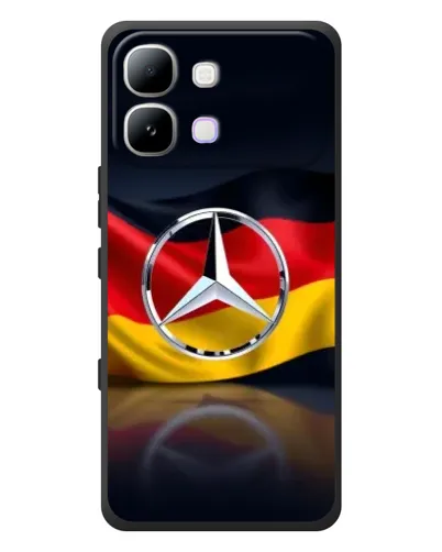 Чехол для Infinix Note Edge с картинкой «Mercedes — флаг Германии» Чехол для Infinix Note Edge с картинкой «Mercedes — флаг Германии»