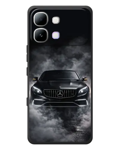 Чехол для Infinix Note Edge с картинкой «Mercedes в дыму» Чехол для Infinix Note Edge с картинкой «Mercedes в дыму»