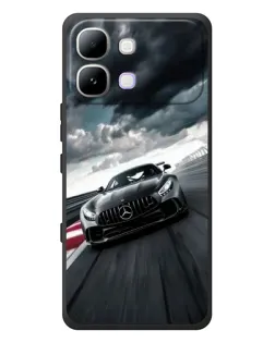 Чехол для Infinix Note Edge с картинкой «Гоночный Mercedes AMG»