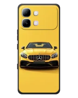 Чехол для Infinix Note Edge с картинкой «Желтый Mercedes GT»