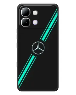 Чехол для Infinix Note Edge с картинкой «Спортивные линии Mercedes» Чехол для Infinix Note Edge с картинкой «Спортивные линии Mercedes»