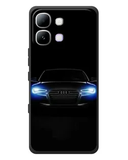 Чохол для Infinix Note Edge з картинкою «Audi в неоні»