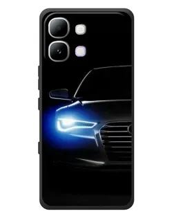 Чохол для Infinix Note Edge з картинкою «Неоновий погляд Audi»