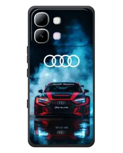 Чохол для Infinix Note Edge з картинкою «Audi Sport — неон»