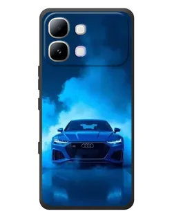 Чохол для Infinix Note Edge з картинкою «Audi — блакитна енергія»