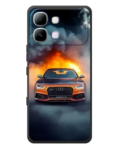 Чохол для Infinix Note Edge з картинкою «Audi у вогняному диму» Чохол для Infinix Note Edge з картинкою «Audi у вогняному диму»