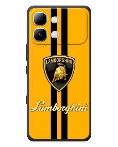 Чохол для Infinix Note Edge з картинкою «Lamborghini Stripe жовтий»