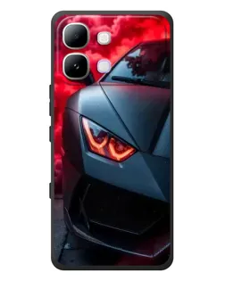 Чохол для Infinix Note Edge з картинкою «Lamborghini червоне сяйво»