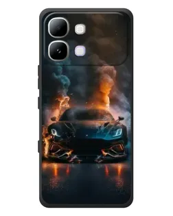 Чохол для Infinix Note Edge з картинкою «Lamborghini димна естетика»