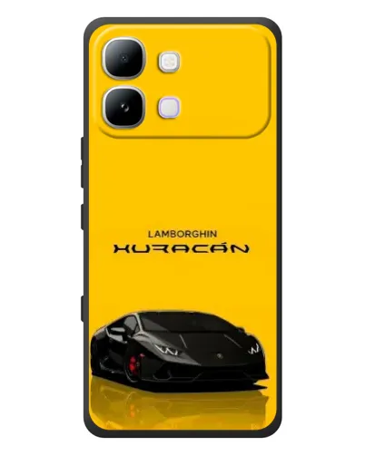 Чохол для Infinix Note Edge з картинкою «Lamborghini Huracan чорний»