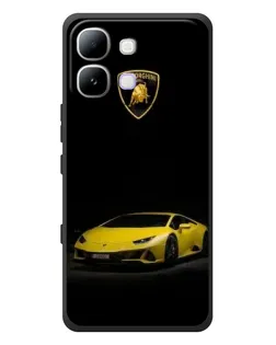 Чохол для Infinix Note Edge з картинкою «Lamborghini жовтий акцент»