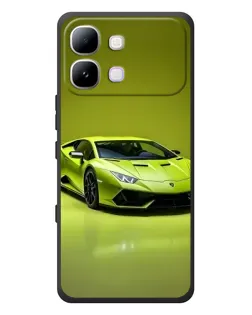 Чохол для Infinix Note Edge з картинкою «Салатовий Lamborghini Huracan»