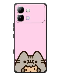 Чехол для Infinix Note Edge с картинкой «Pusheen и печенье» Чехол для Infinix Note Edge с картинкой «Pusheen и печенье»