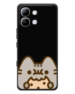 Чехол для Infinix Note Edge с картинкой «Пушин на черном» Чехол для Infinix Note Edge с картинкой «Пушин на черном»